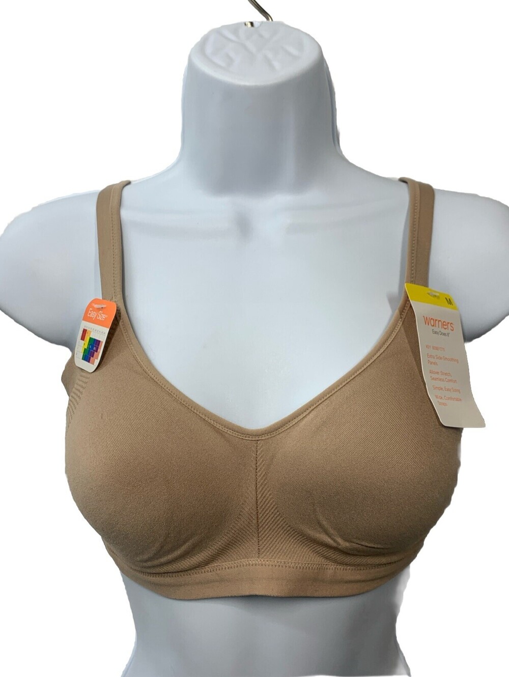 Warner's Easy Does It Underarm Smoothing With Seamless Stretch Wireless Size M